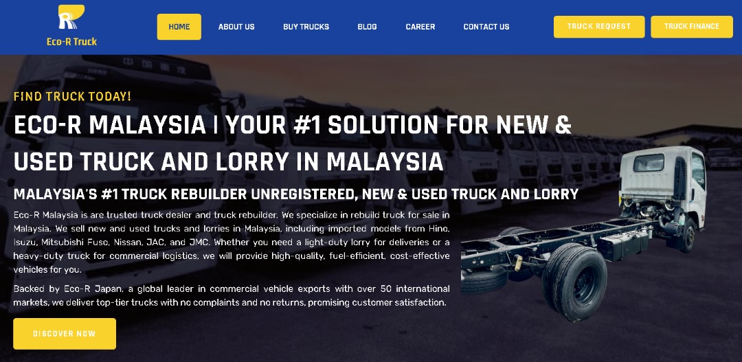 ecor r truck homepage webview 15